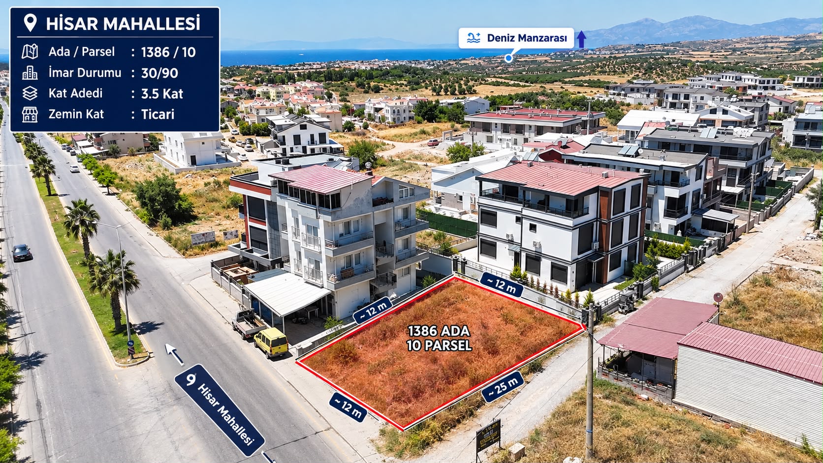 Hisar’da Kazandıracak Yatırım! 3,5 Kat İmarlı Arsa